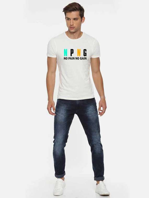 printed cotton regular t-shirt - 19412019 -  Standard Image - 3