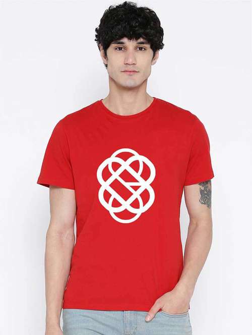 men front print short sleeve t-shirt - 19412023 -  Standard Image - 0