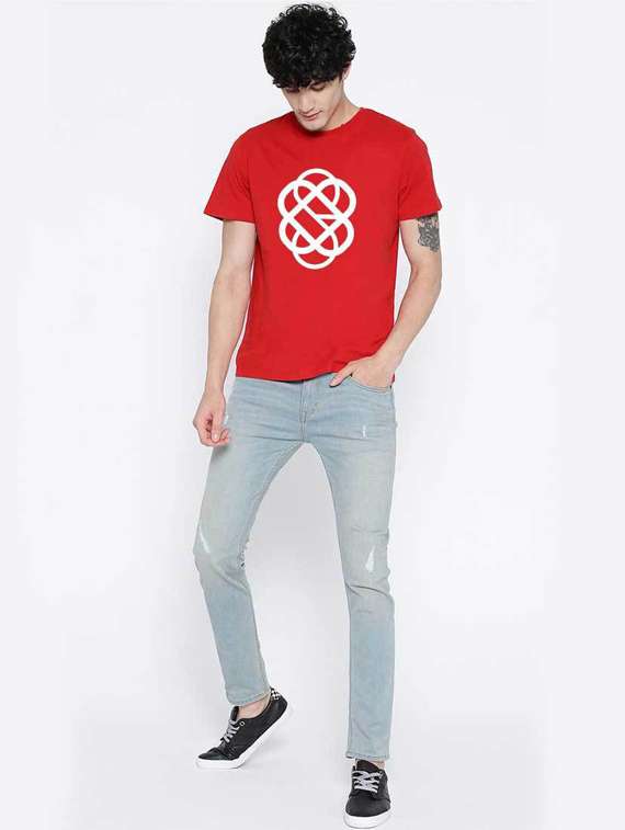 men front print short sleeve t-shirt - 19412023 -  Standard Image - 3