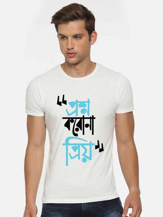 printed cotton regular t-shirt