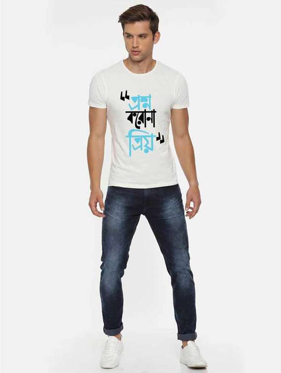 printed cotton regular t-shirt - 19412025 - Standard Image - 3