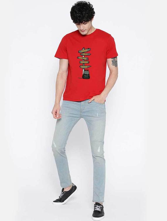 printed cotton regular t-shirt - 19412026 - Standard Image - 3