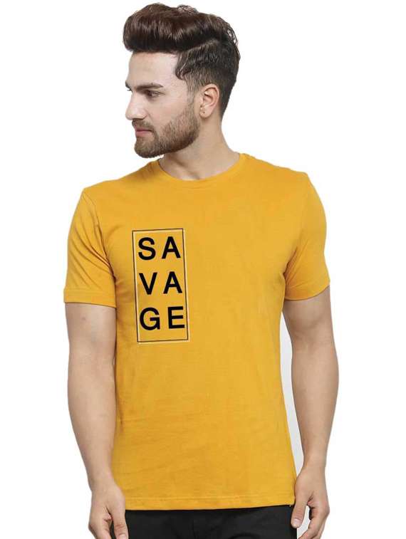 printed cotton regular t-shirt