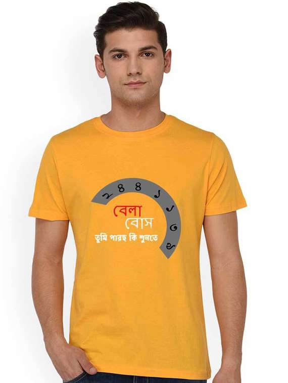 printed cotton regular t-shirt