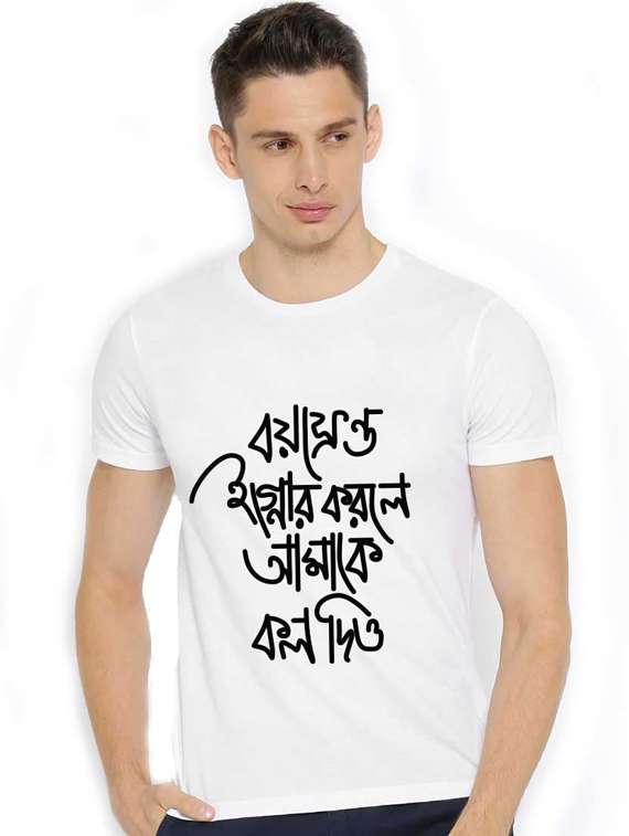 printed cotton regular t-shirt