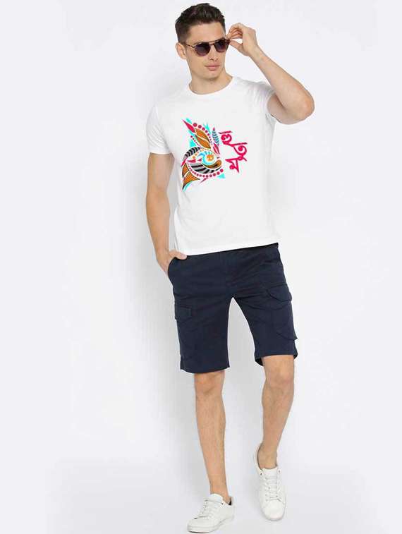printed cotton regular t-shirt - 19412036 -  Standard Image - 3