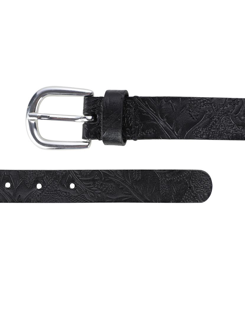 batik pattern embossed belt - 19412048 - Standard Image - 3