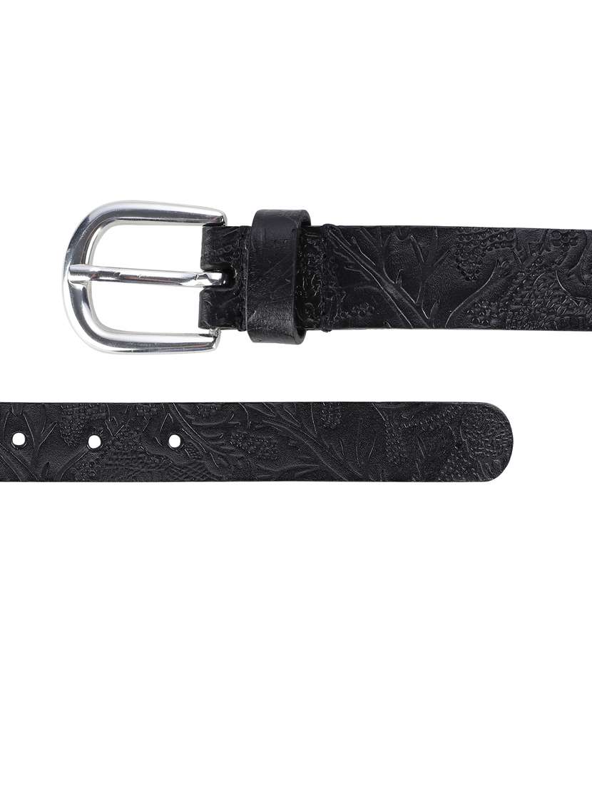 batik pattern embossed belt - 19412050 - Standard Image - 3