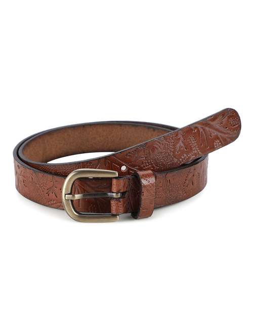 brown leatherette belt - 19412068 -  Standard Image - 0