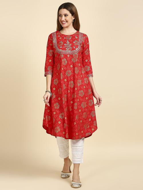 women's a-line kurta - 19412242 - Standard Image - 0