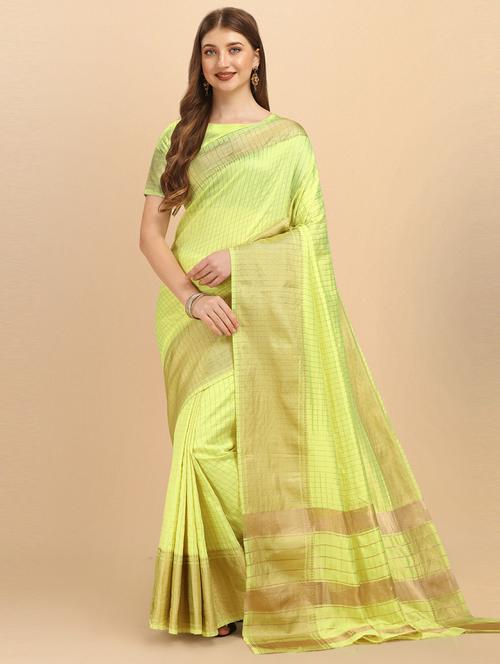 self design banarasi saree with blouse - 19413169 - Standard Image - 0