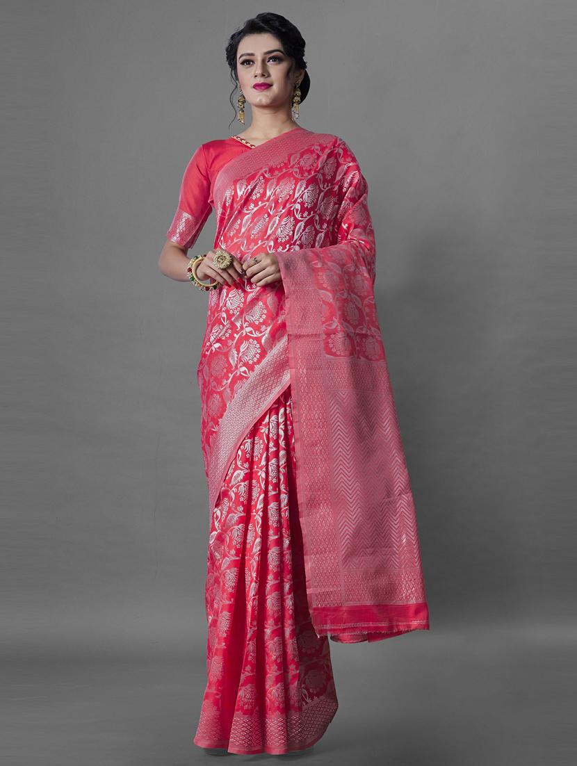 self design banarasi saree - 19413310 - Zoom Image - 0