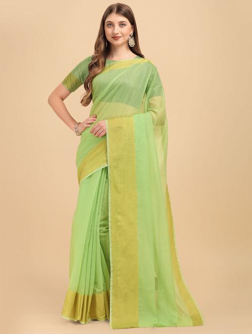 solids banarasi saree with blouse - 19413324 - Standard Image - 0