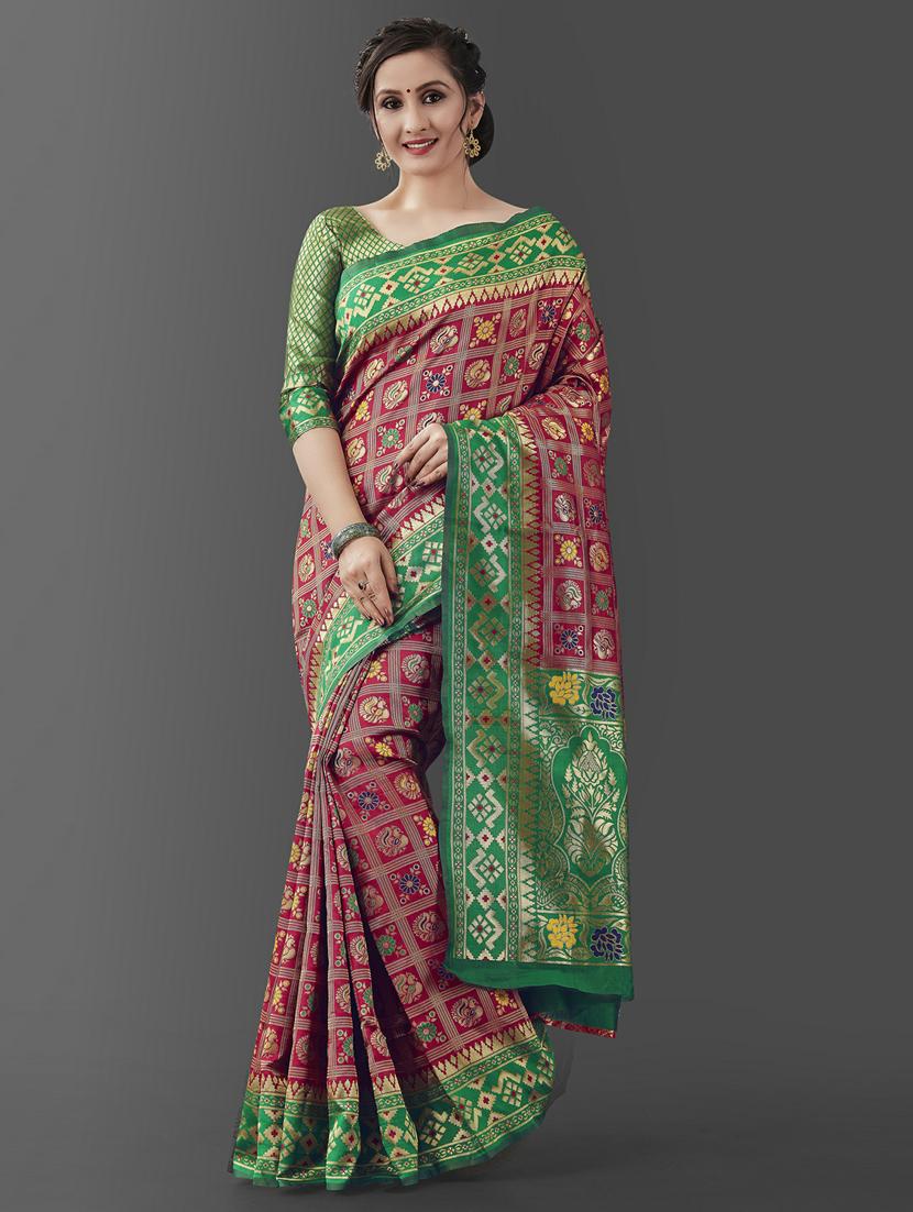women's banarasi saree with blouse - 19413367 - Zoom Image - 0