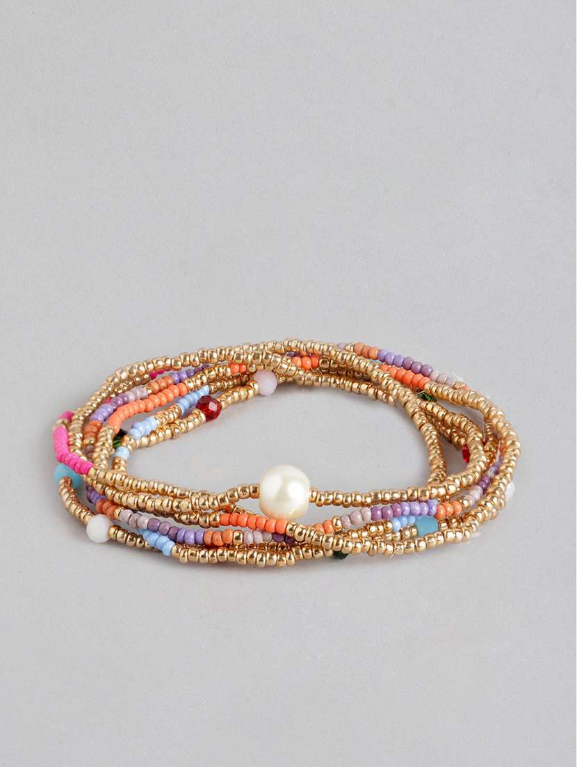 richeera  women set of 6 beaded bracelet