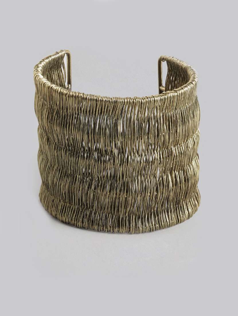 women gold-plated cuff bracelet