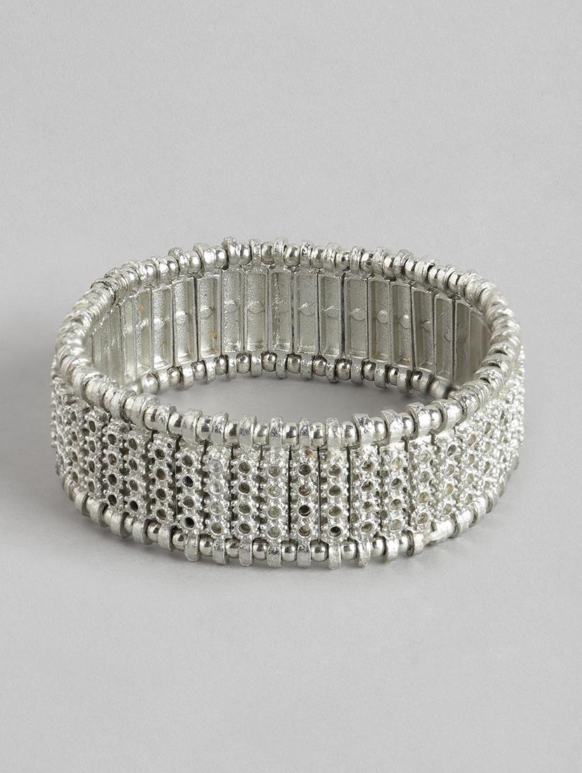women silver-plated cuff bracelet - 19413453 - Zoom Image - 0