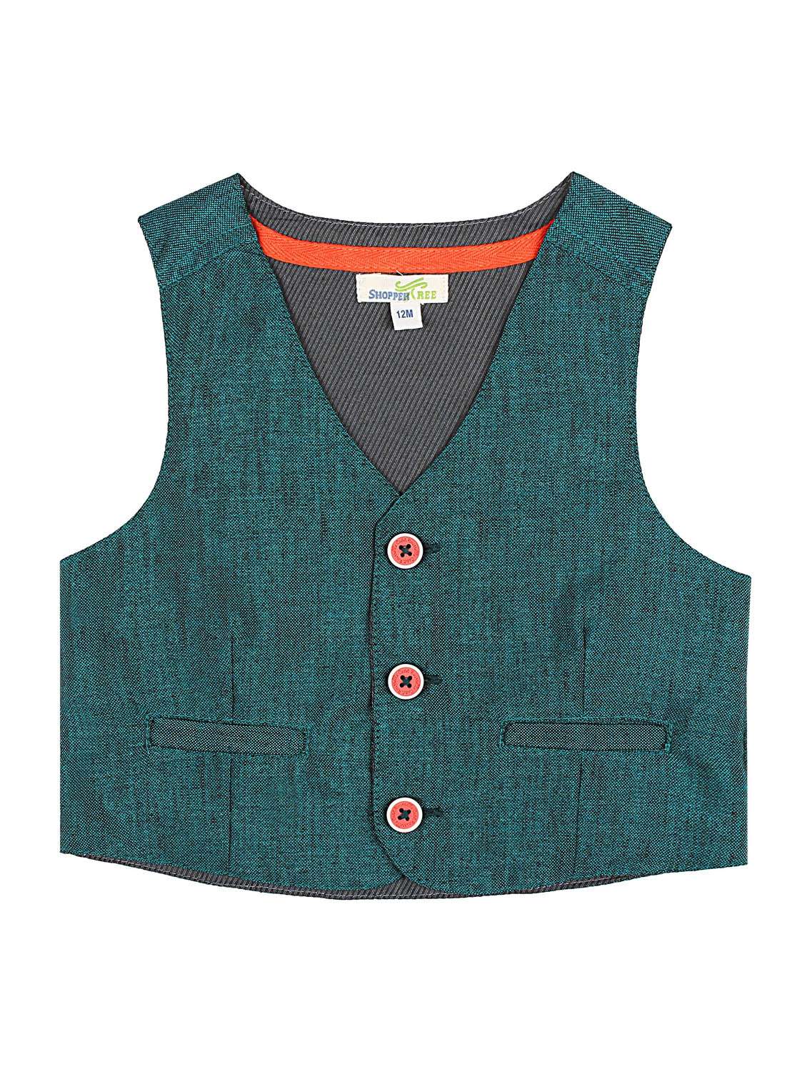 boys v-neck solid regular jackets & coat - 19414466 - Zoom Image - 0