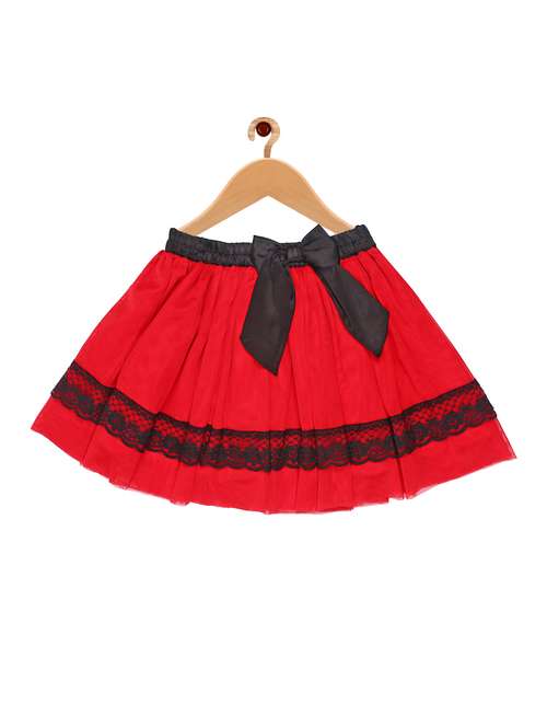 girls solid regular skirt - 19414682 - Standard Image - 0