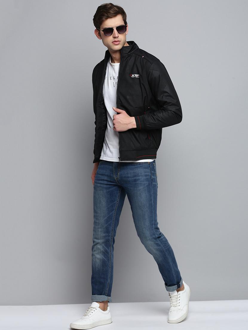 solids polyester casual jacket - 19415028 - Standard Image - 3