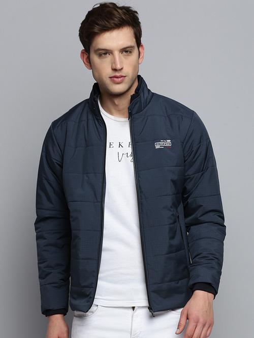 solids polyester casual jacket - 19415033 - Standard Image - 0
