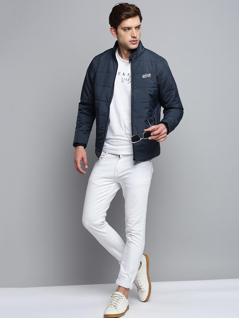 solids polyester casual jacket - 19415033 - Standard Image - 3