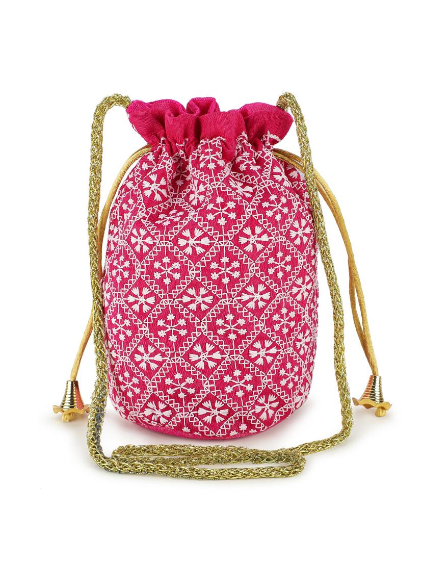 embroidered ethnic potlis - 19415128 - Zoom Image - 0