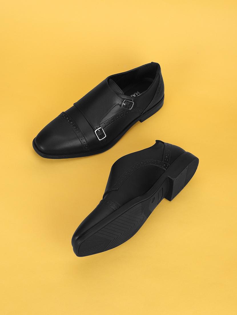 black slip on formal shoes - 19415207 -  Zoom Image - 0