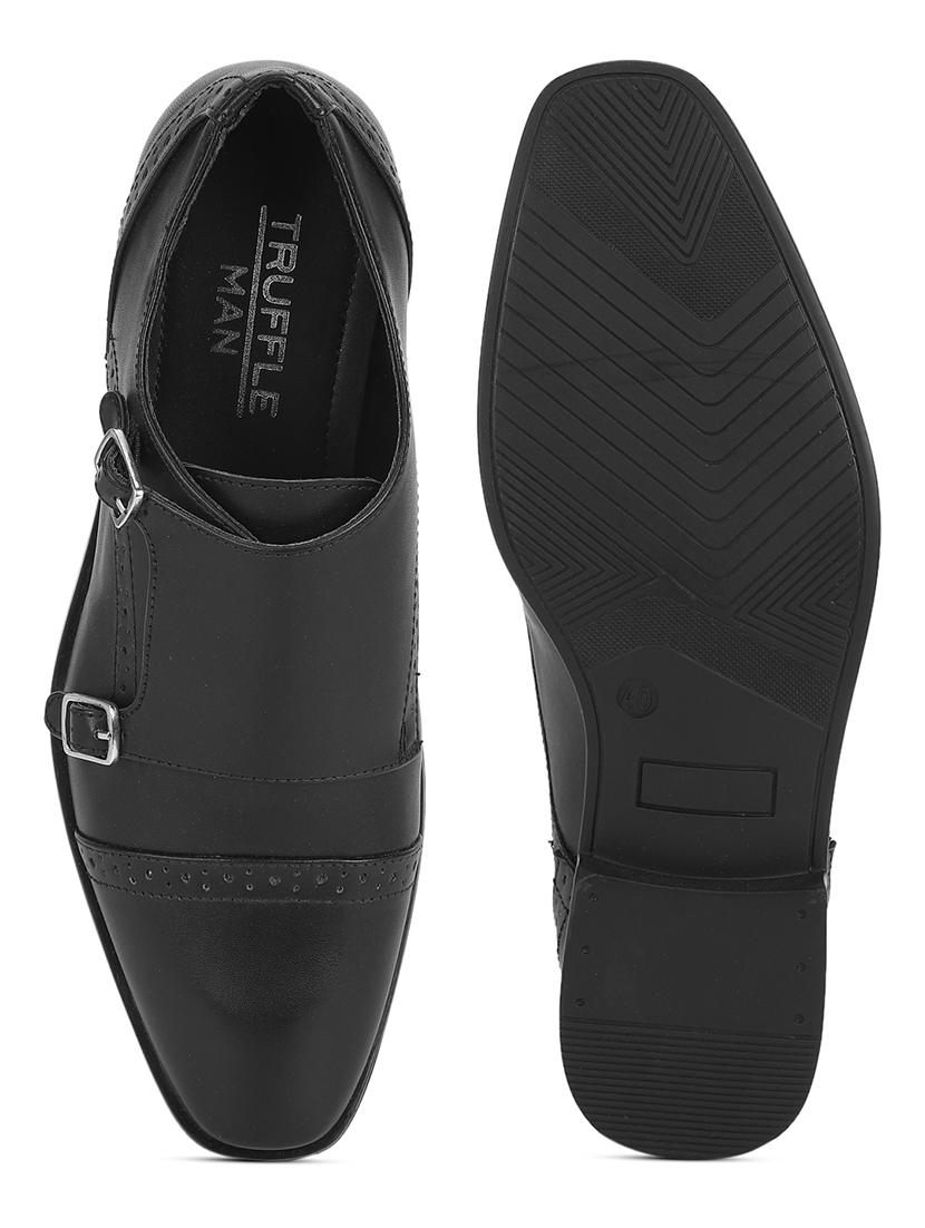 black slip on formal shoes - 19415207 - Standard Image - 5