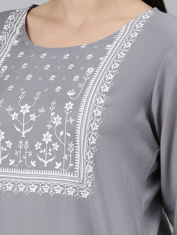 women's straight kurta - 19415309 -  Standard Image - 3