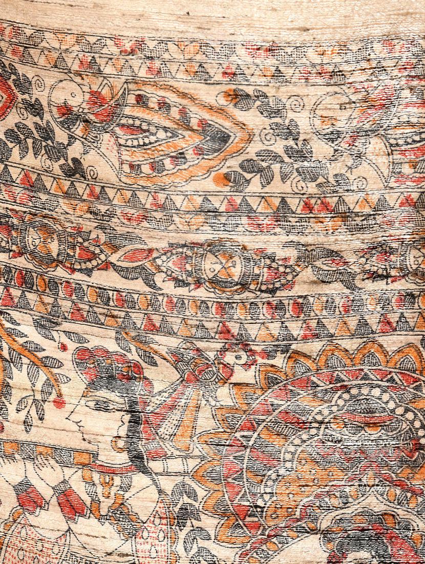 beige printed dupatta with fringes - 19416920 - Standard Image - 3
