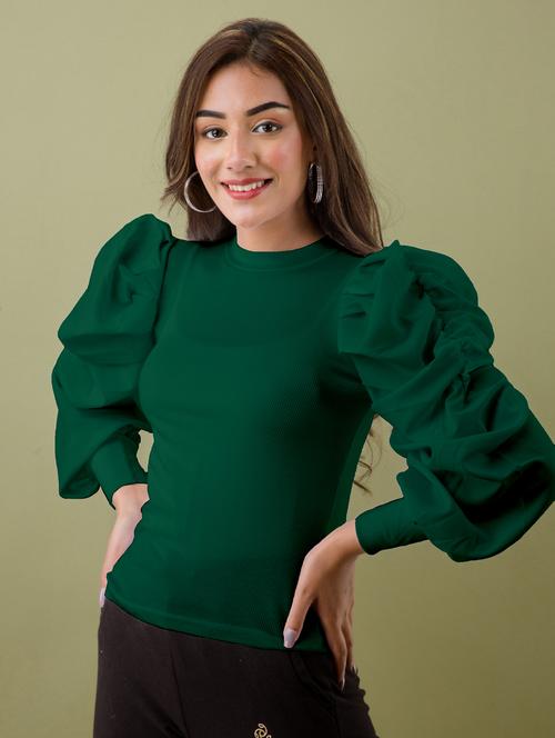 women's straight mock neck top - 19417337 -  Standard Image - 0