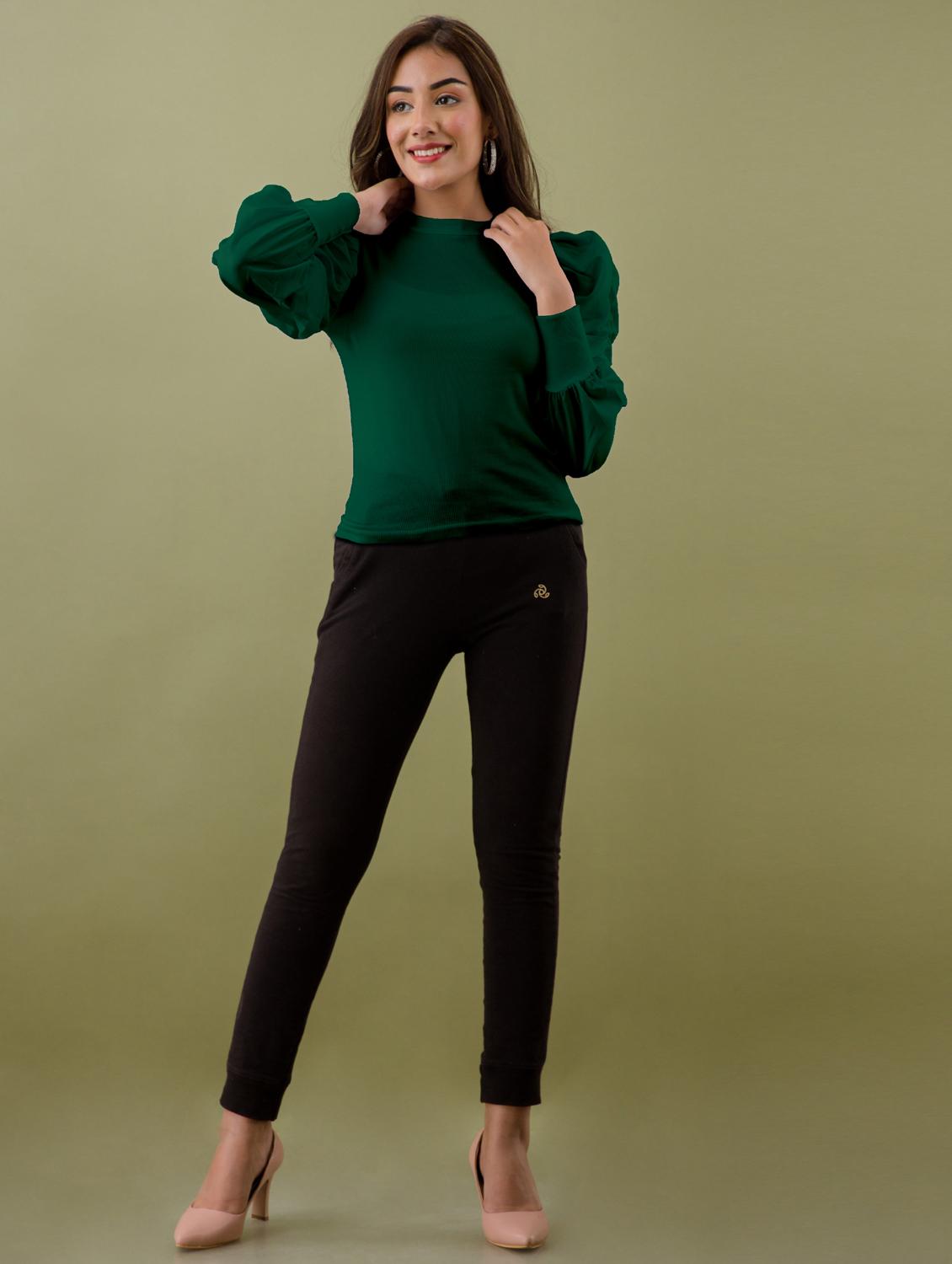 women's straight mock neck top - 19417337 - Standard Image - 3