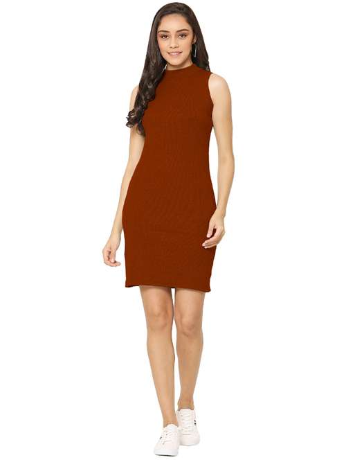 women's bodycon solid dress - 19417365 -  Standard Image - 0