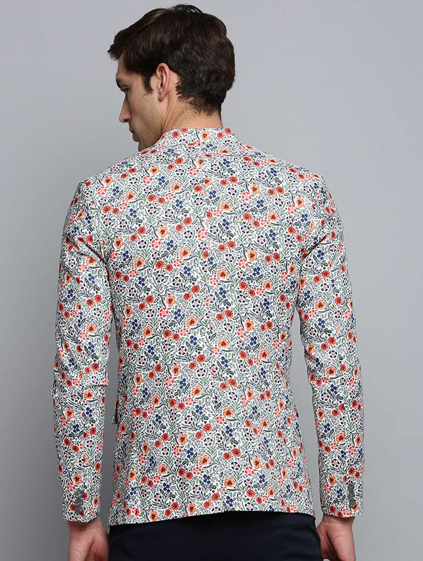 men printed blazer - 19417442 -  Standard Image - 3