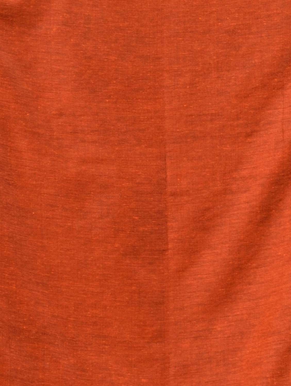 women's solid orange colored saree with blouse - 19418067 -  Standard Image - 5