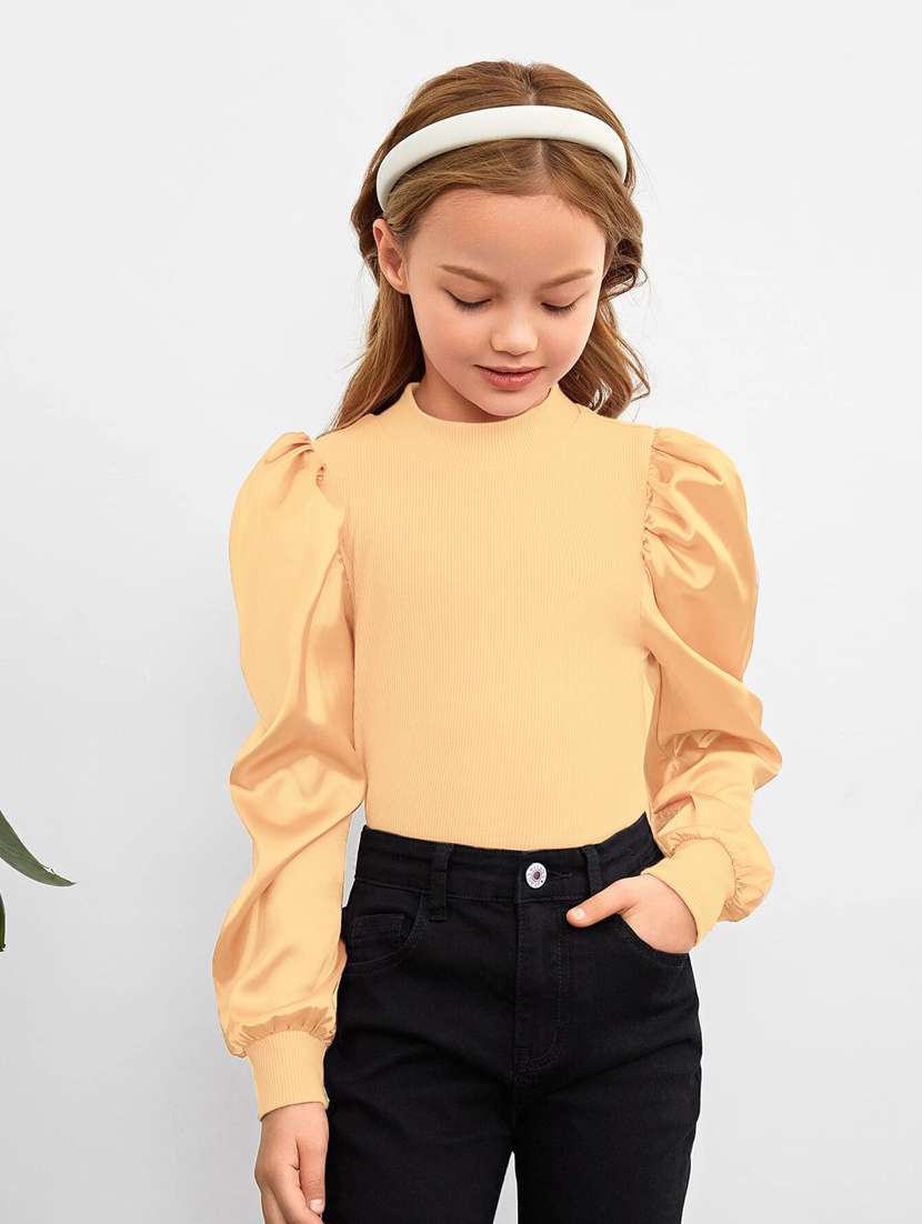 girls round neck top - 19419550 - Zoom Image - 0