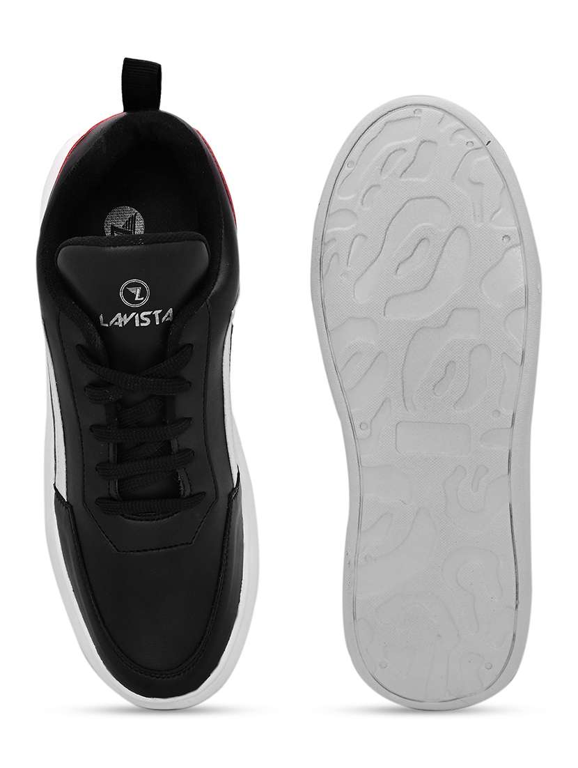 black lace up sport shoe - 19420269 -  Standard Image - 3