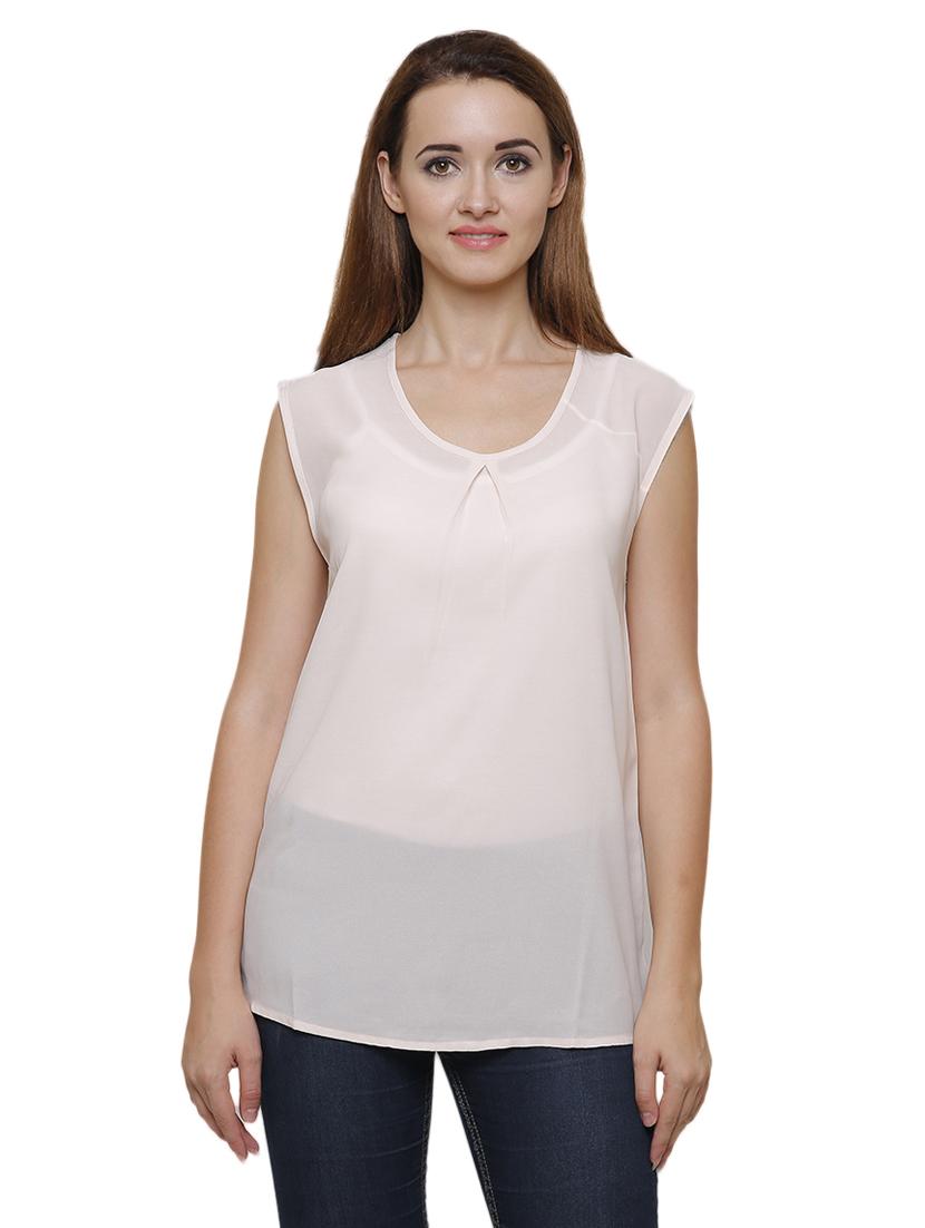 women's straight round neck top - 19421986 - Zoom Image - 0