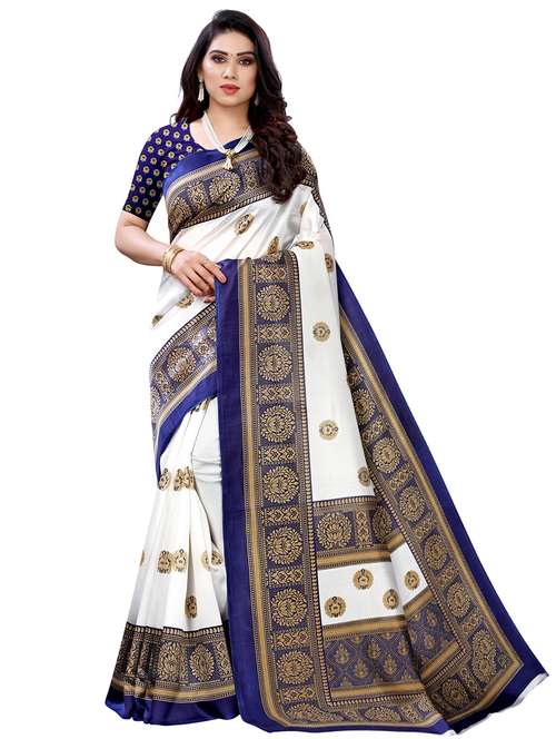 women's self design multi colored saree with blouse - 19423928 -  Standard Image - 0