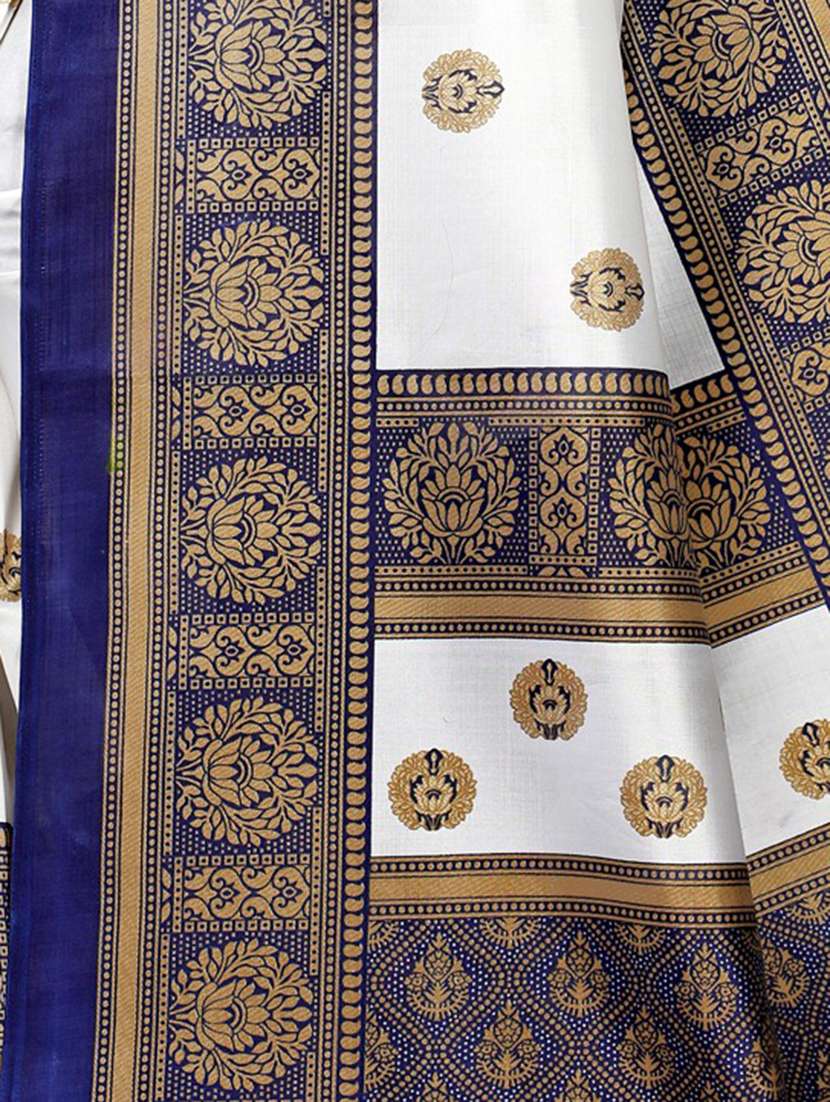 women's self design multi colored saree with blouse - 19423928 -  Standard Image - 3