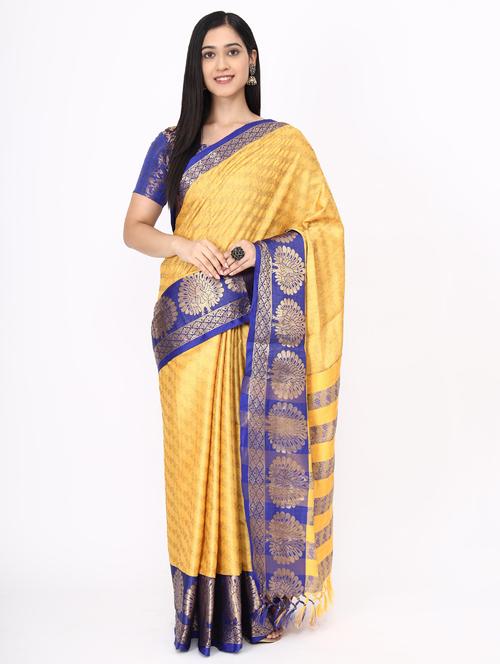 multi colored self design saree - 19431600 - Standard Image - 0