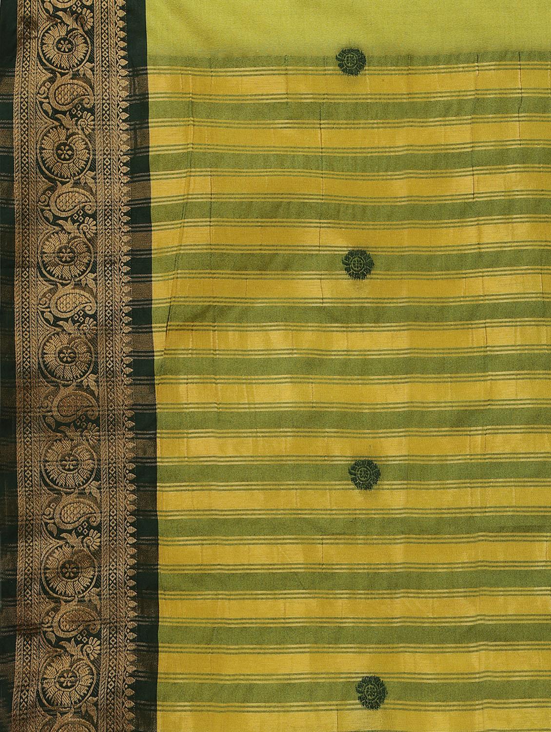 self design woven saree with blouse - 19431755 - Standard Image - 3