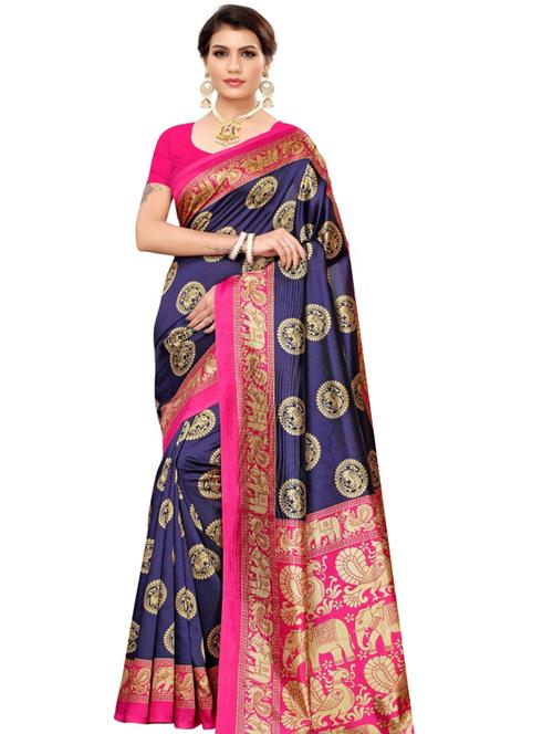self design printed saree - 19434773 - Standard Image - 0