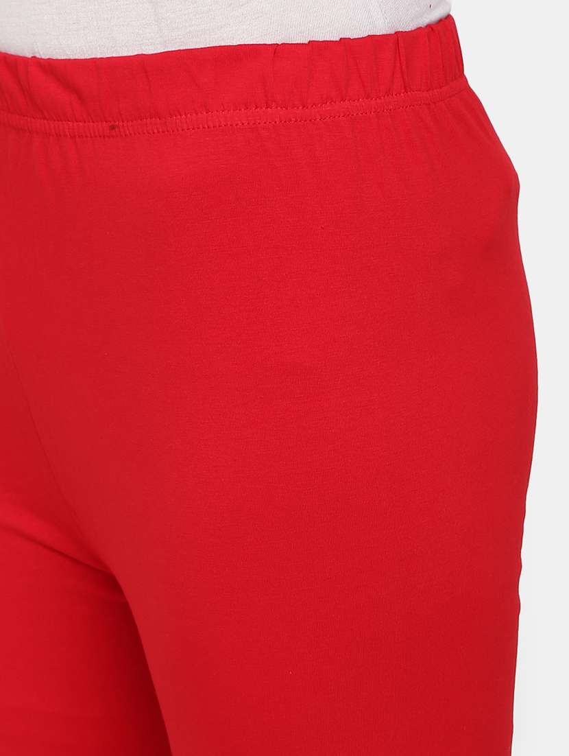 red cotton leggings - 19436190 -  Standard Image - 5