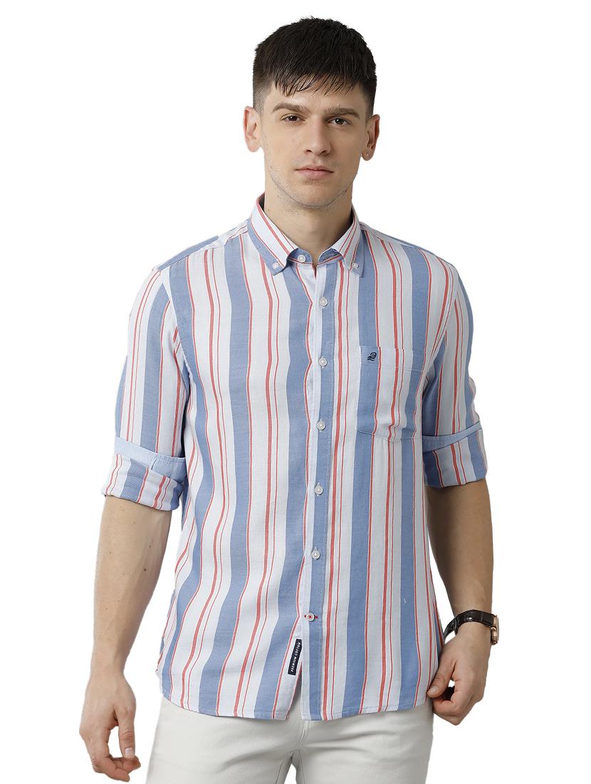 mens stripes casual shirt - 19436523 - Zoom Image - 0