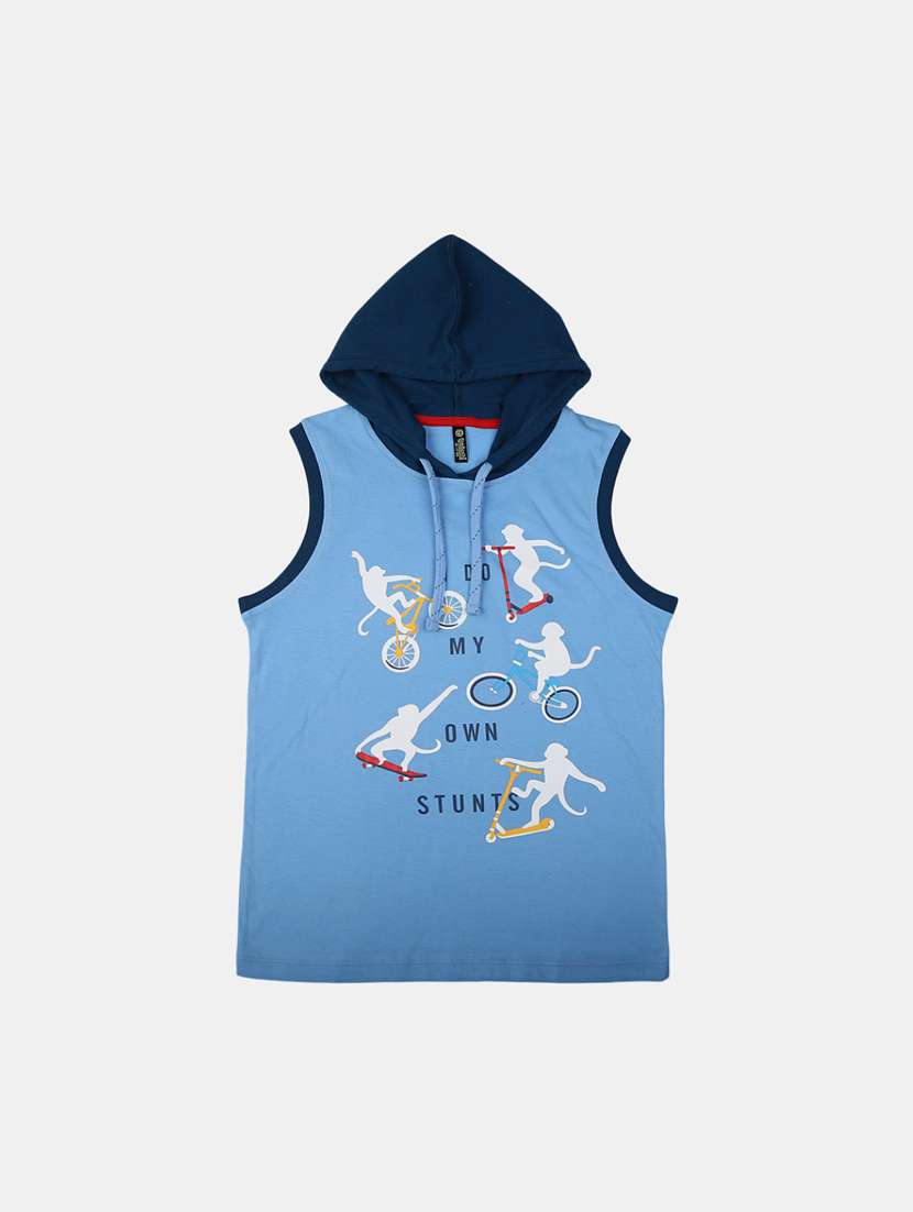 boys cotton hooded vest
