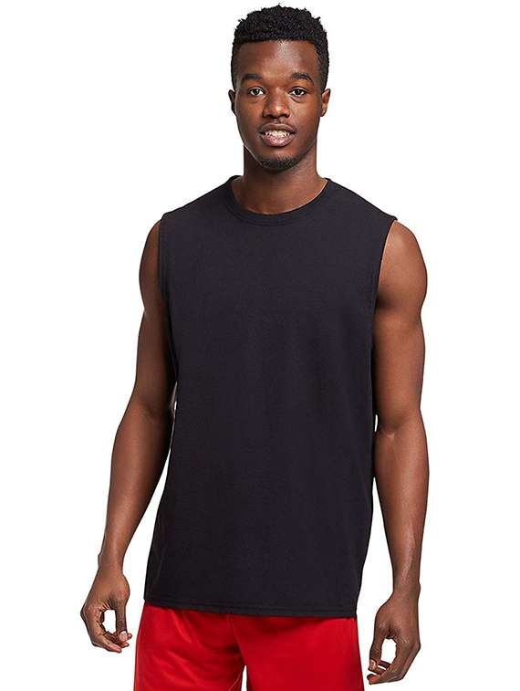 solids cotton blend regular t-shirt - 19437584 - Zoom Image - 0