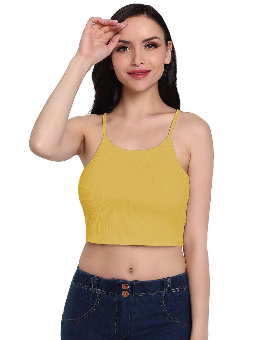 women's crop round neck top - 19437800 - Zoom Image - 0