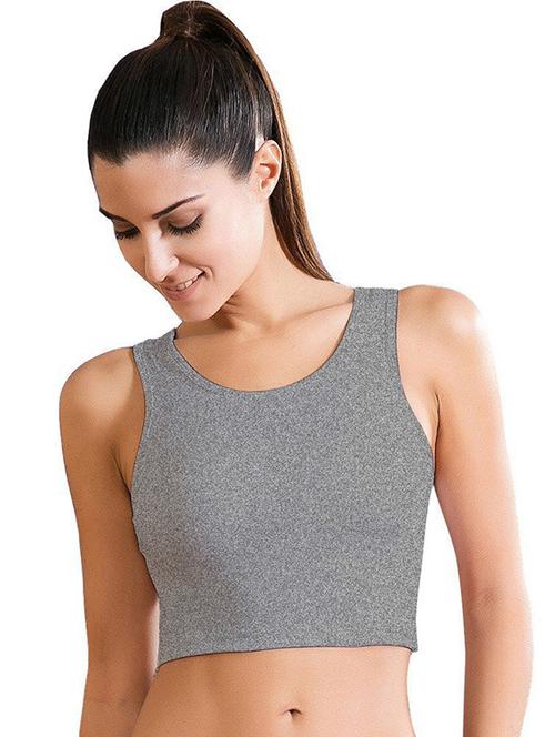 women's crop round neck top - 19437838 - Standard Image - 0